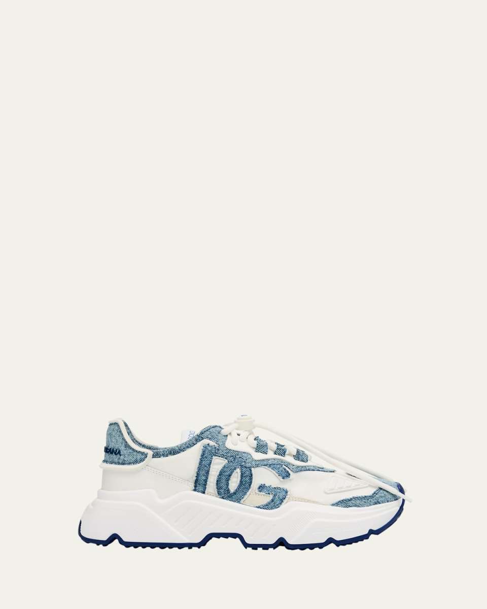 Daymaster DG logo Denim Runner Sneakers
